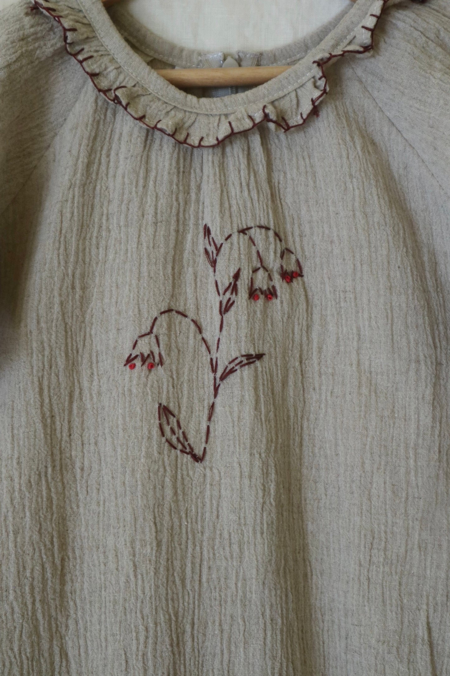 Linen Jumpsuit Flower