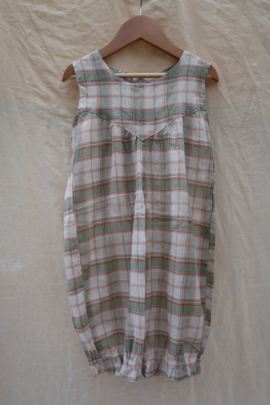 Jester Jumpsuit Sage Check