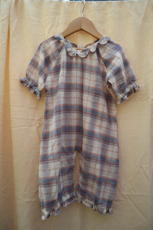 Poppy Jumpsuit Blue Check