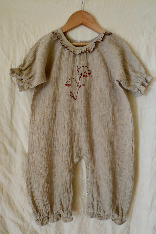 Linen Jumpsuit Flower