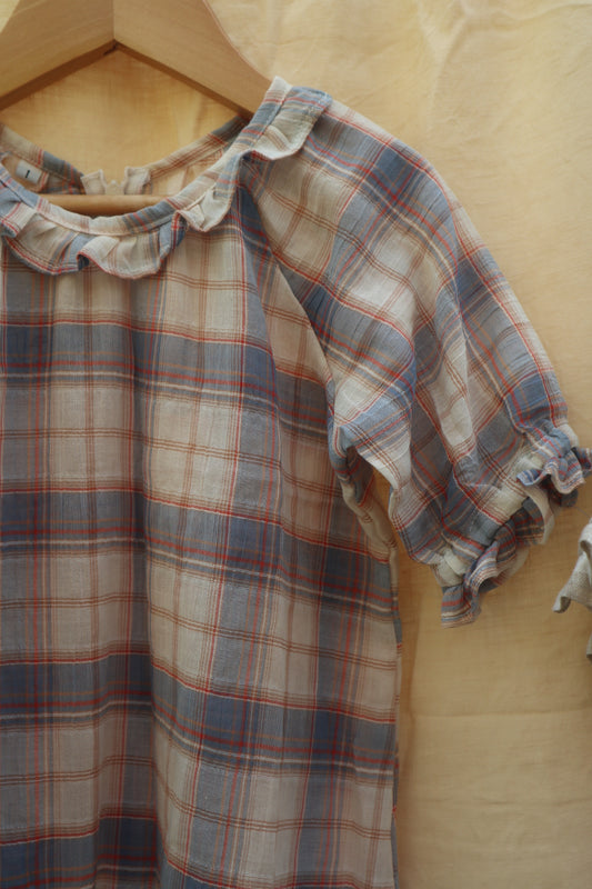 Poppy Jumpsuit Blue Check